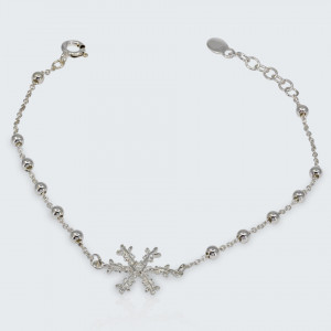 Bratara snow flake