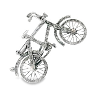 Brosa Argint cu Marcasite Clarette - Img 3