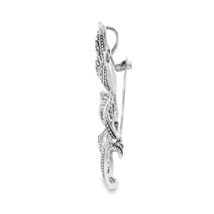 Brosa Argint cu Marcasite Elle - Img 2