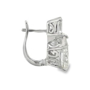 Cercei Argint cu sistem de inchidere englezesc Cubic Zirconia Eloise - Img 2