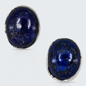 Cercei argint cu surub Kali Lapis Lazuli