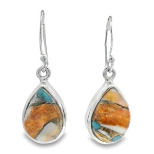 Cercei Argint cu tortita Turquoise Oyster Sanu