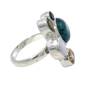 Inel Argint Chrysocolla Rasya - Img 2