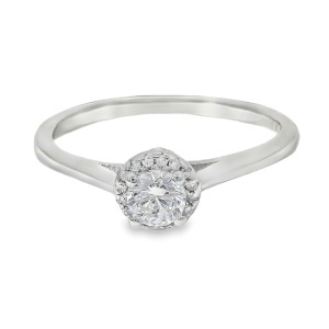 Inel Argint Cubic Zirconia Ortensia