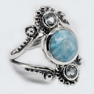 Inel Argint Larimar Ghatiya - Img 2
