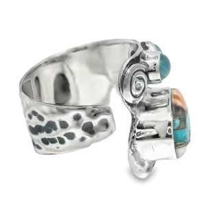 Inel Argint Turquoise Oyster Orja - Img 2