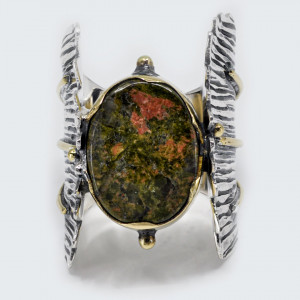 Inel Argint Unakite Adya II