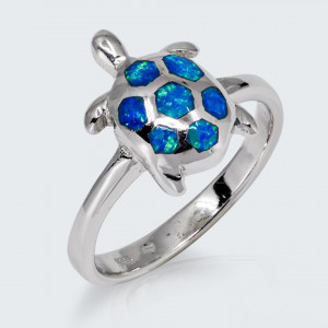 Inel Opal Turtle