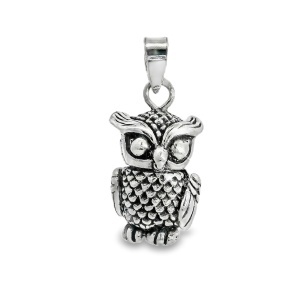 Pandantiv Argint Unisex cu Elemente Mobile Owl