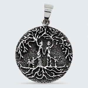 Pandantiv argint unisex Family Tree of Life