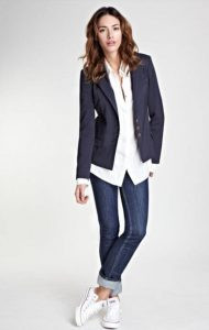 5. Tinute smart casual - Sacou si jeans