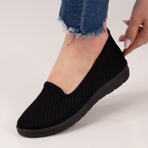 Espadrile dama sport negre MDL04777