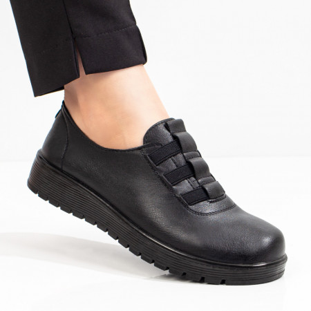 Reduceri  Pantofi casual, Pantofi dama casual negri MDL08139 - modlet.ro