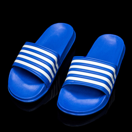 Papuci barbati de plaja albastru cu alb MDL05325