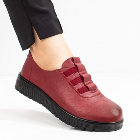 Pantofi dama casual rosii MDL08139