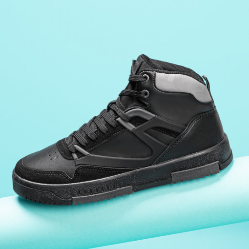 Ghete sport negre barbati cu siret MDL07284