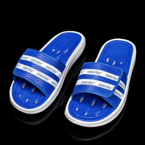 Papuci de plaja albastri barbati MDL05298
