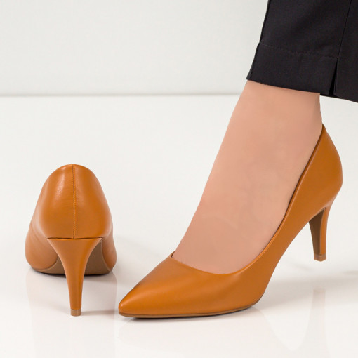 Pantofi Stiletto trendy, Pantofi dama maro cu toc subtire MDL04334 - modlet.ro