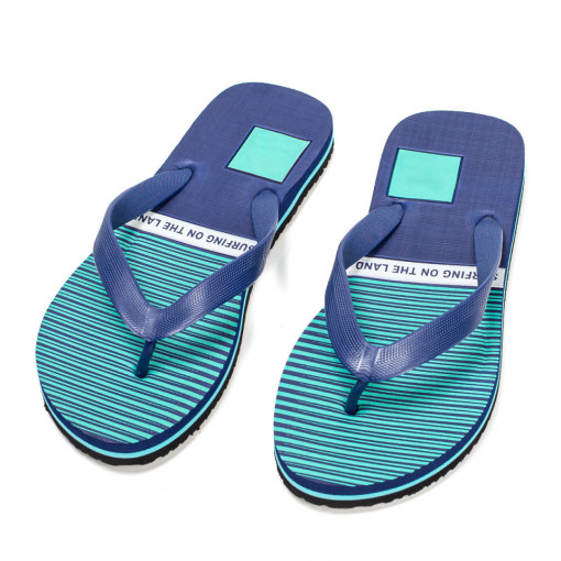 Papuci albastru inchis barbati de plaja MDL05319