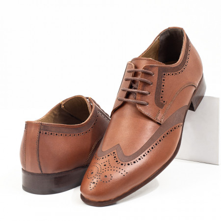 Pantofi barbati maro din piele naturala MDL01867
