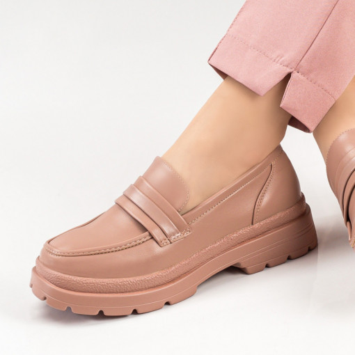 Pantofi casual dama bej MDL03091