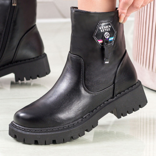 Ghete casual dama negre MDL02102