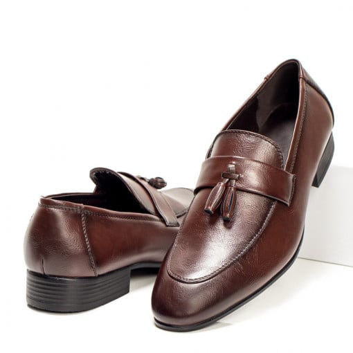 Barbati - Trendy, Pantofi eleganti maro barbati MDL05407 - modlet.ro