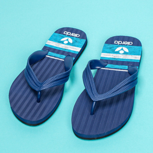 Papuci de plaja barbati albastru inchis MDL05307