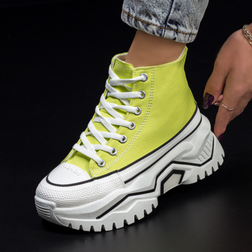 Sneakers dama galbeni MDL03311