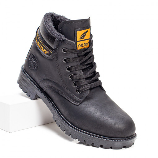 Ghete cu siret negre barbati MDL07283