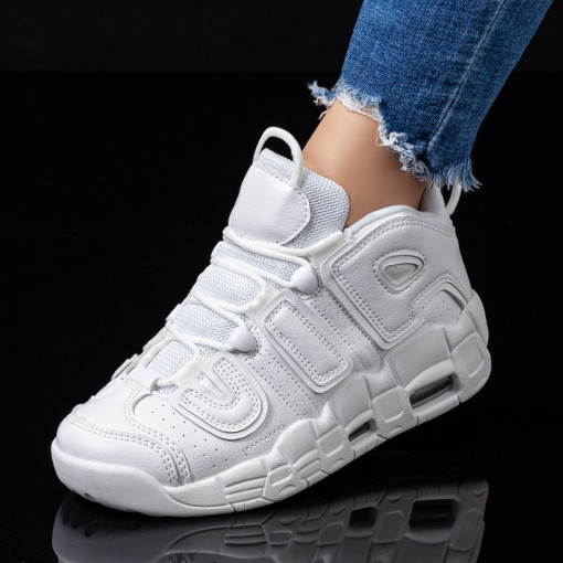 Pantofi sport dama albi MDL07844