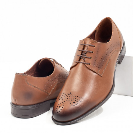 Pantofi eleganti barbati maro din Piele naturalaTerany