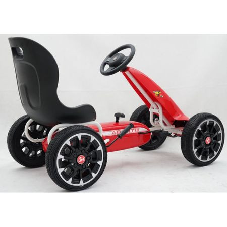 ABARTH Red Kart cu pedale, greutate maxima suportata 25 kg - Img 2