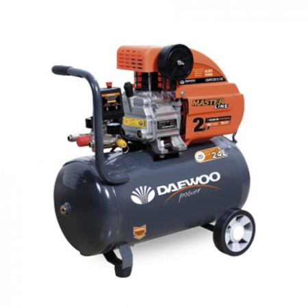 Compresor 24L Daewoo 2 CP 195L/min 8 Bar - DAAC24D