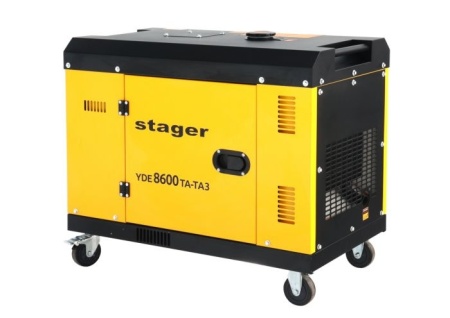 Generator insonorizat Stager YDE8600TA-TA3 V2, 7.5kVA, DualPower 230-400V, diesel, 3000rpm, pornire electrica - Img 3