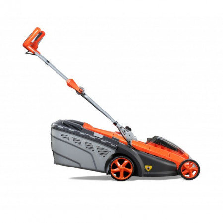 Masina de tuns gazon Redback E137C+Trimmer E312D pachet cu acumulatori si incarcator - Img 5