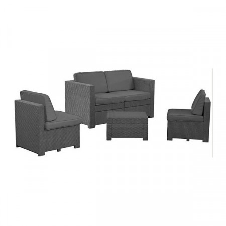 Set mobilier gradina Curver Modus grafit