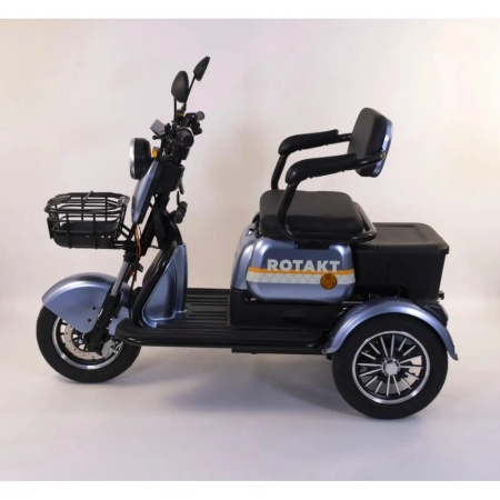 Triciclu electric Rotakt Safari Motor 1000W 25 km/h Autonomie 62 km Baterie plumb-acid 60V 20Ah Greutate maximă 187 kg, Fără permis - Img 4