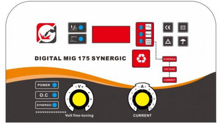 Aparat de sudura INTENSIV tip MIG/TIG/MMA DIGITAL MIG 175 SYNERGIC - Img 2