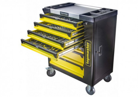 Dulap scule, 7 sertare echipat cu 182 piese, 550 kg TMP - Img 2