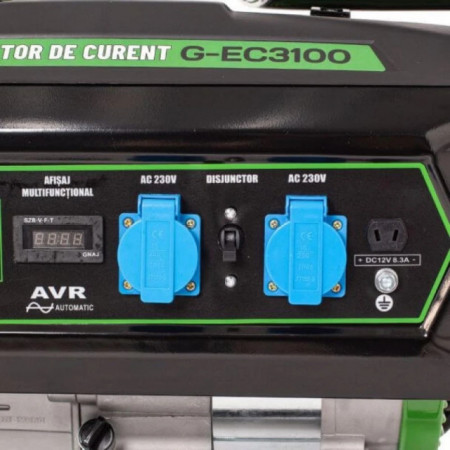 Generator de curent pe benzina Greenfield G-EC3100, portabil, monofazat, putere 2.3 kVA - Img 4