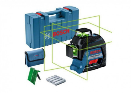 Nivela laser cu linii verzi (30 m) Bosch GLL 3-80 G - Img 2
