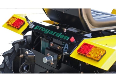 ProGARDEN Campo T18 Minitractor V25.1 4x4, 18CP, benzina, hidraulica fata-spate, roti 6.00-12 - Img 2