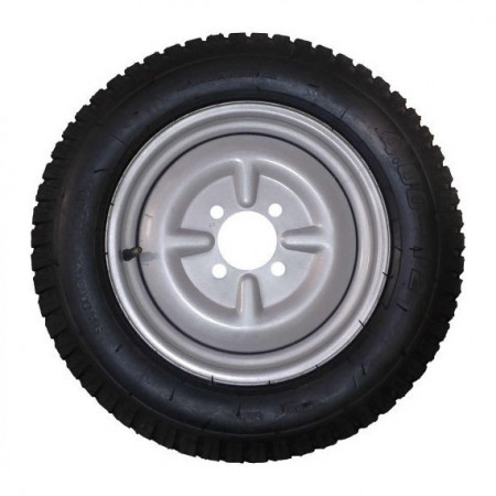 Set roti cauciuc 5.00‑12 / remorca Rotakt
