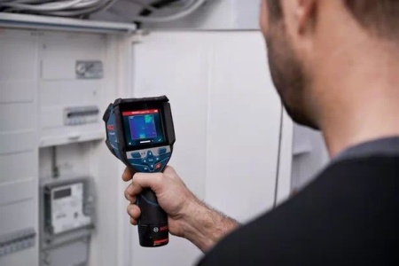 Camera termica digitala Bosch GTC 600 C cu 1 acumulator Li-Ion, 2Ah + Incarcator rapid de 4Ah GAL12V-40 + L-Boxx - Img 3