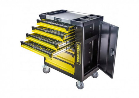 Dulap scule, 7 sertare echipat cu 182 piese, 550 kg TMP - Img 3