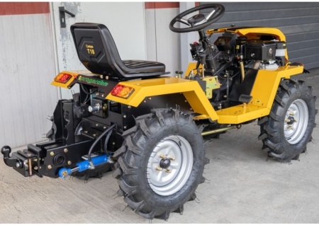 Minitractor ProGARDEN Campo T18 V27 4x4, 18CP, benzina, hidraulica fata-spate, roti 6.00-12 - Img 4