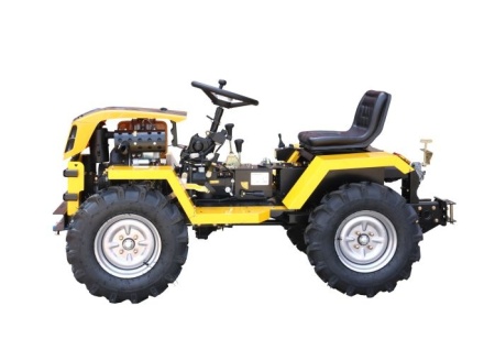 ProGARDEN Campo T12 Minitractor G2 4x4, 12CP, diesel, hidraulica fata-spate, roti 6.00-12 - Img 3