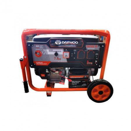 Generator curent electric Daewoo GDK7500E+ATS, 230 V, 7.2 kW, AVR, Panou-Automatizare, Monofazic, Benzina - Img 2
