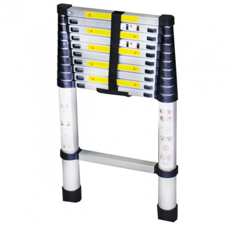 Scara telescopica de aluminiu, 11trepte, 3.2m, Bisonte, STR1032 - Img 4